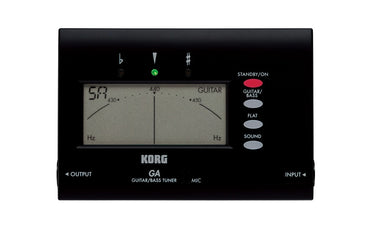 Afinador Korg Para Guitarra De Hasta 7 Cdas Y Bajos, Ga-40bk